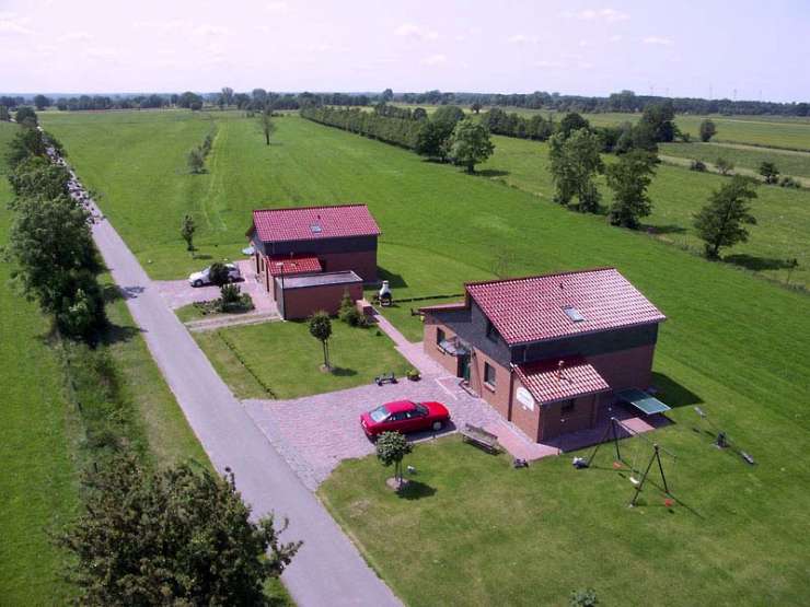 Ferienhaus Luftbild Wiesenhof